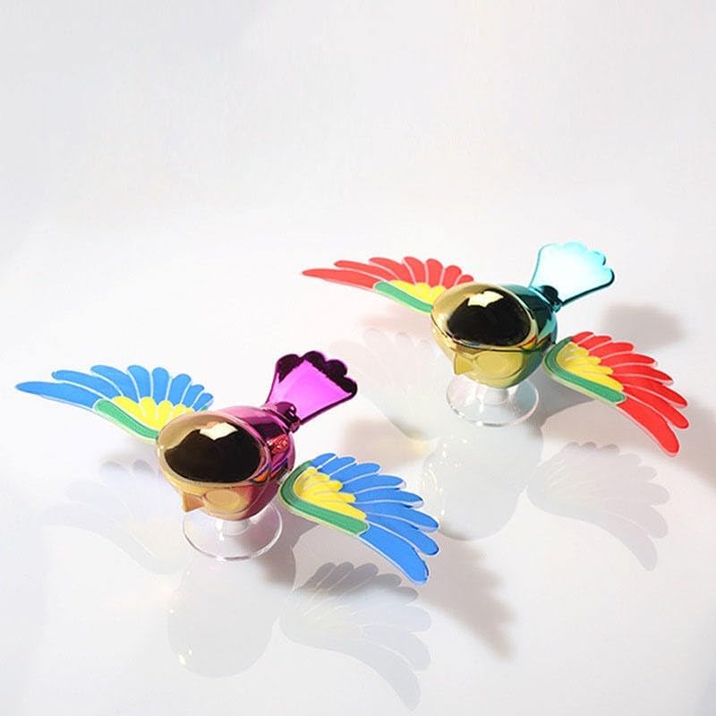 Dizaan Flying Bird For Car & Bike Decoration with Flapping Wings (Multicolour)