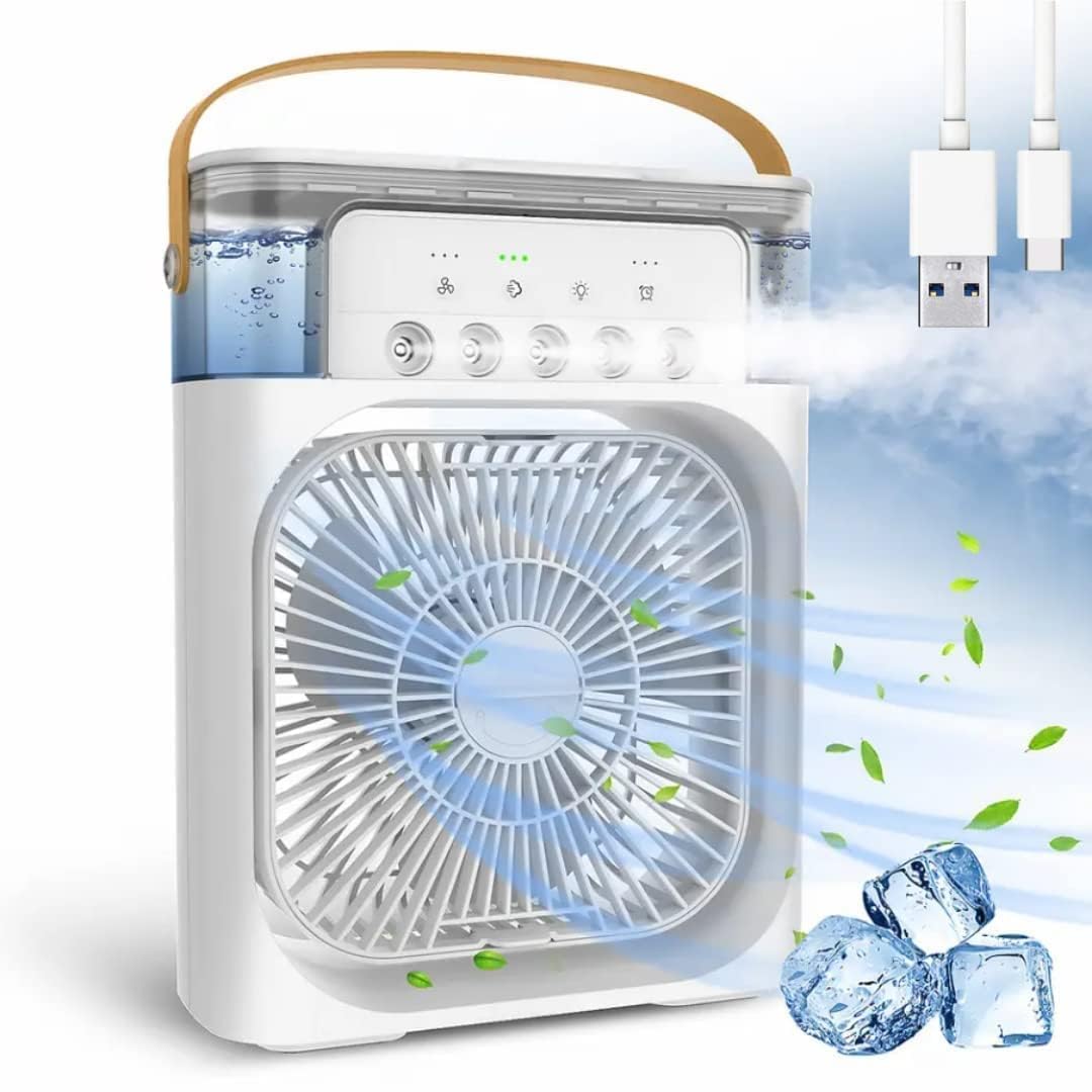 Water spray mist fan
